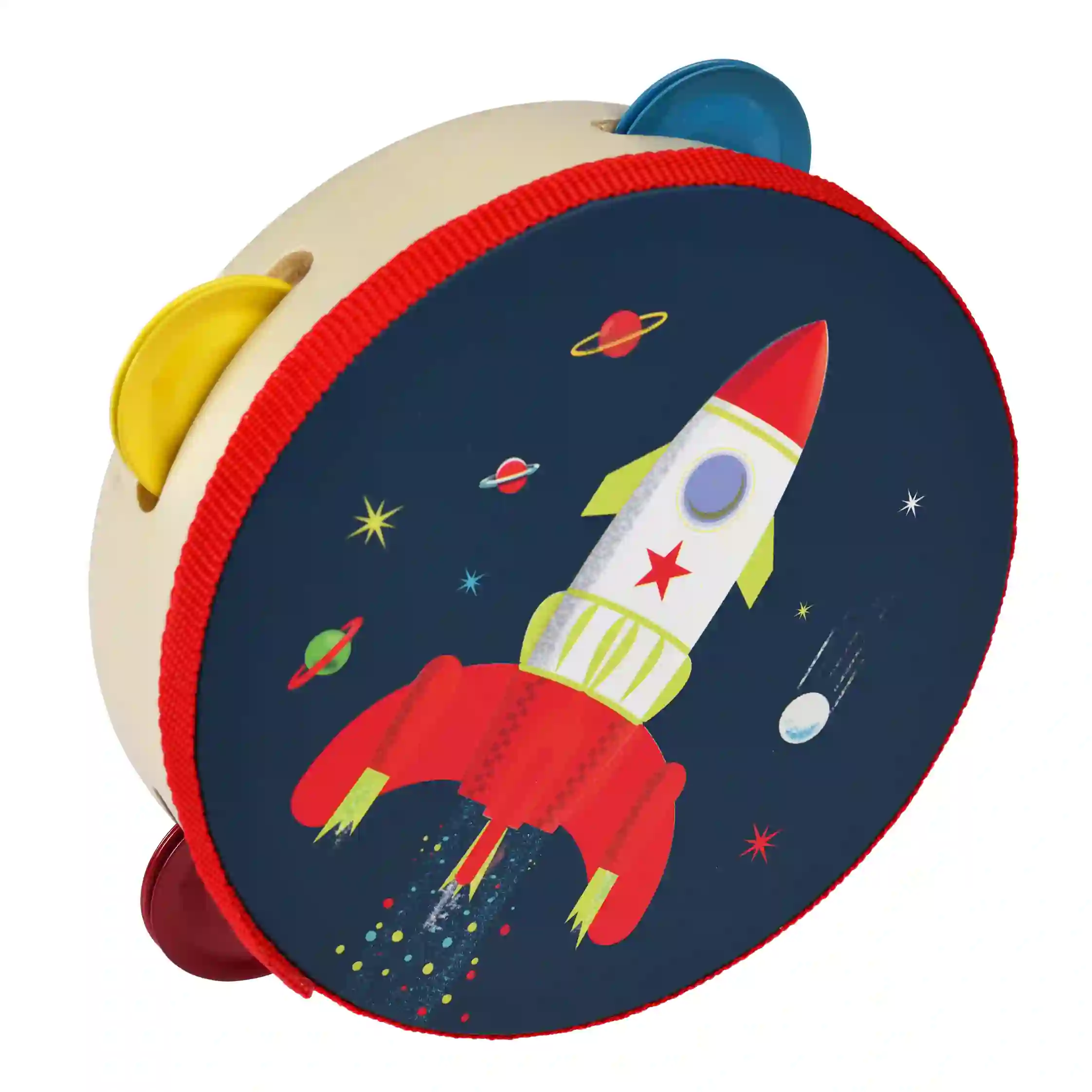 children's tambourine - space age
