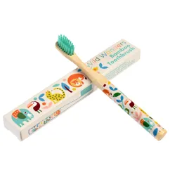 brosse à dents en bambou﻿ pour enfants﻿ wild wonders
