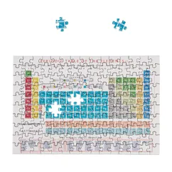150-teiliges mini-puzzle periodic table