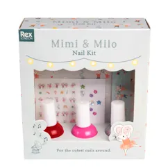 kit de uñas para niños mimi y milo