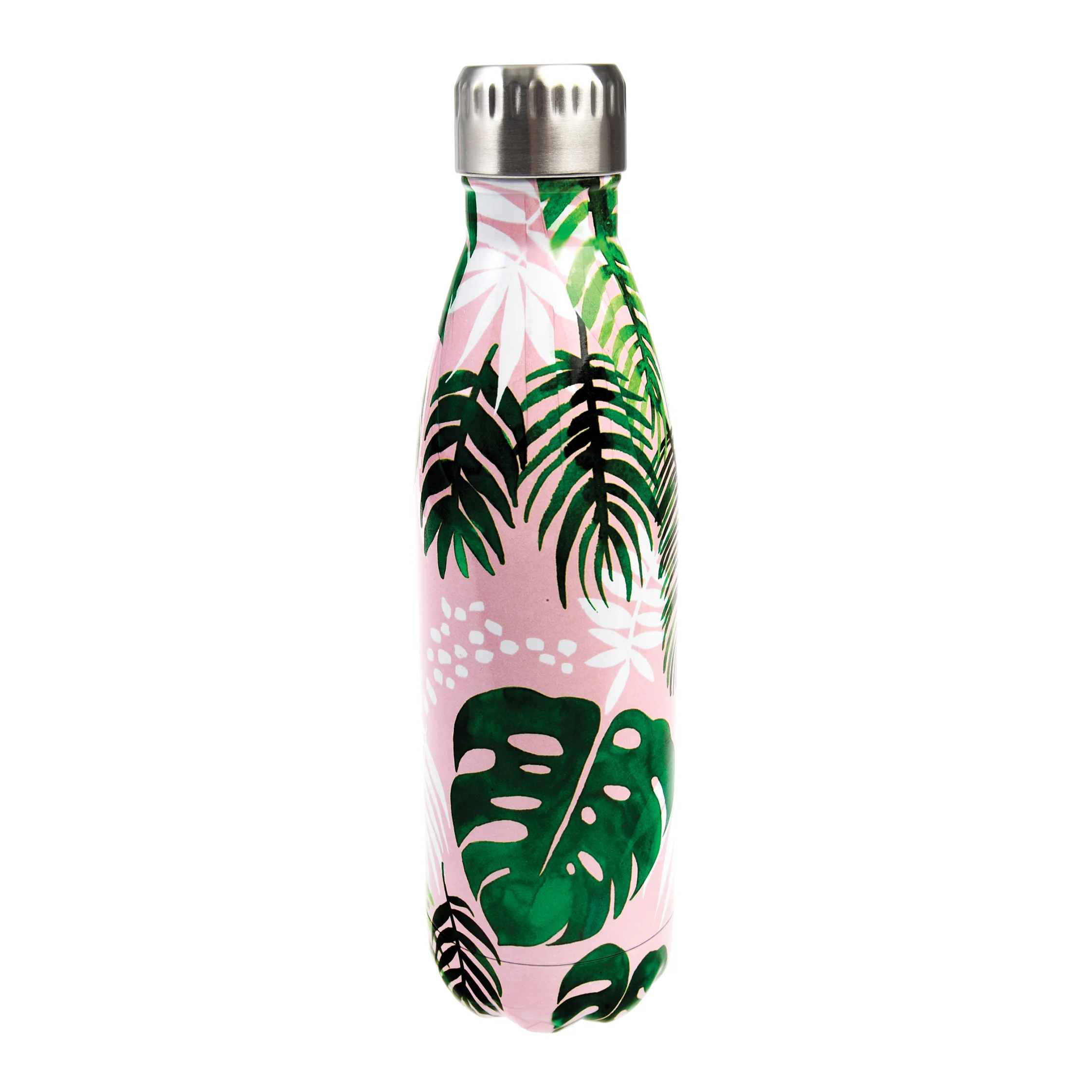 botella del acero inoxidable 500ml tropical palm