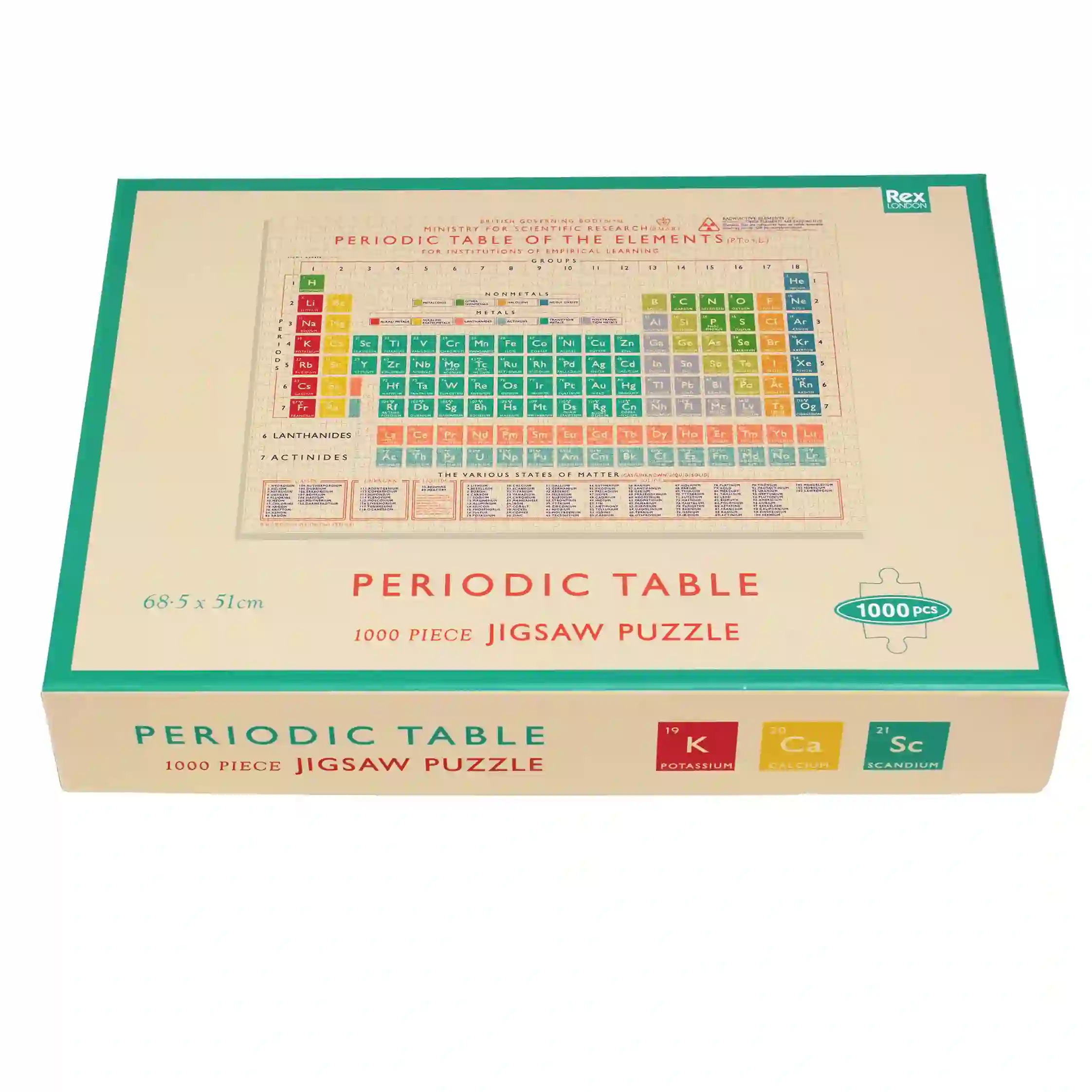 puzzle periodic table (1000 teile)