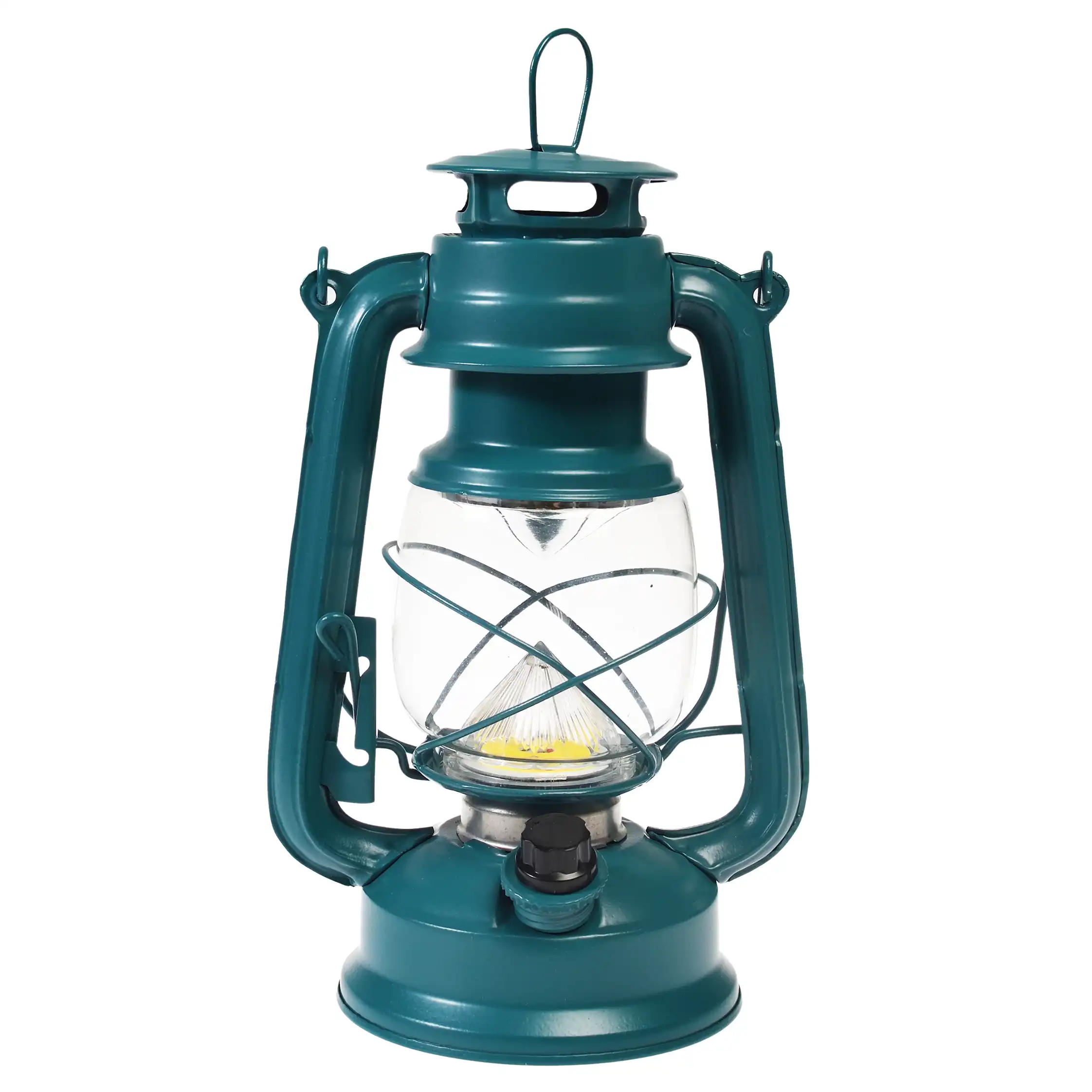 blue led hurricane lantern - spirit of adventure