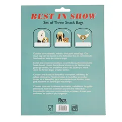 reusable snack bags (set of 3) - best in show