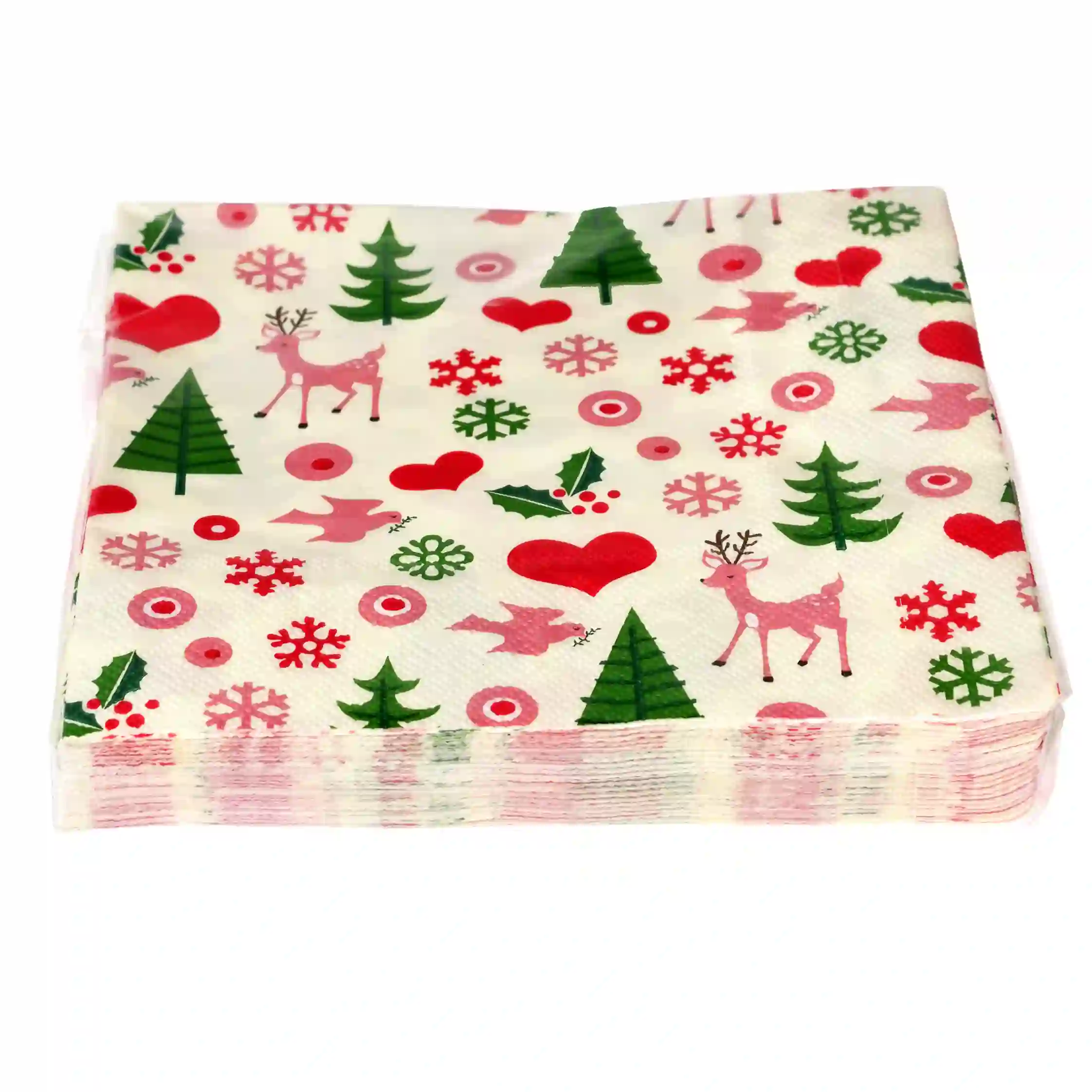 paper napkins (pack of 20) - 50s christmas