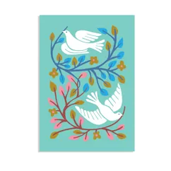 greetings card - doves