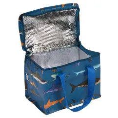 insulated lunch bag - sharks