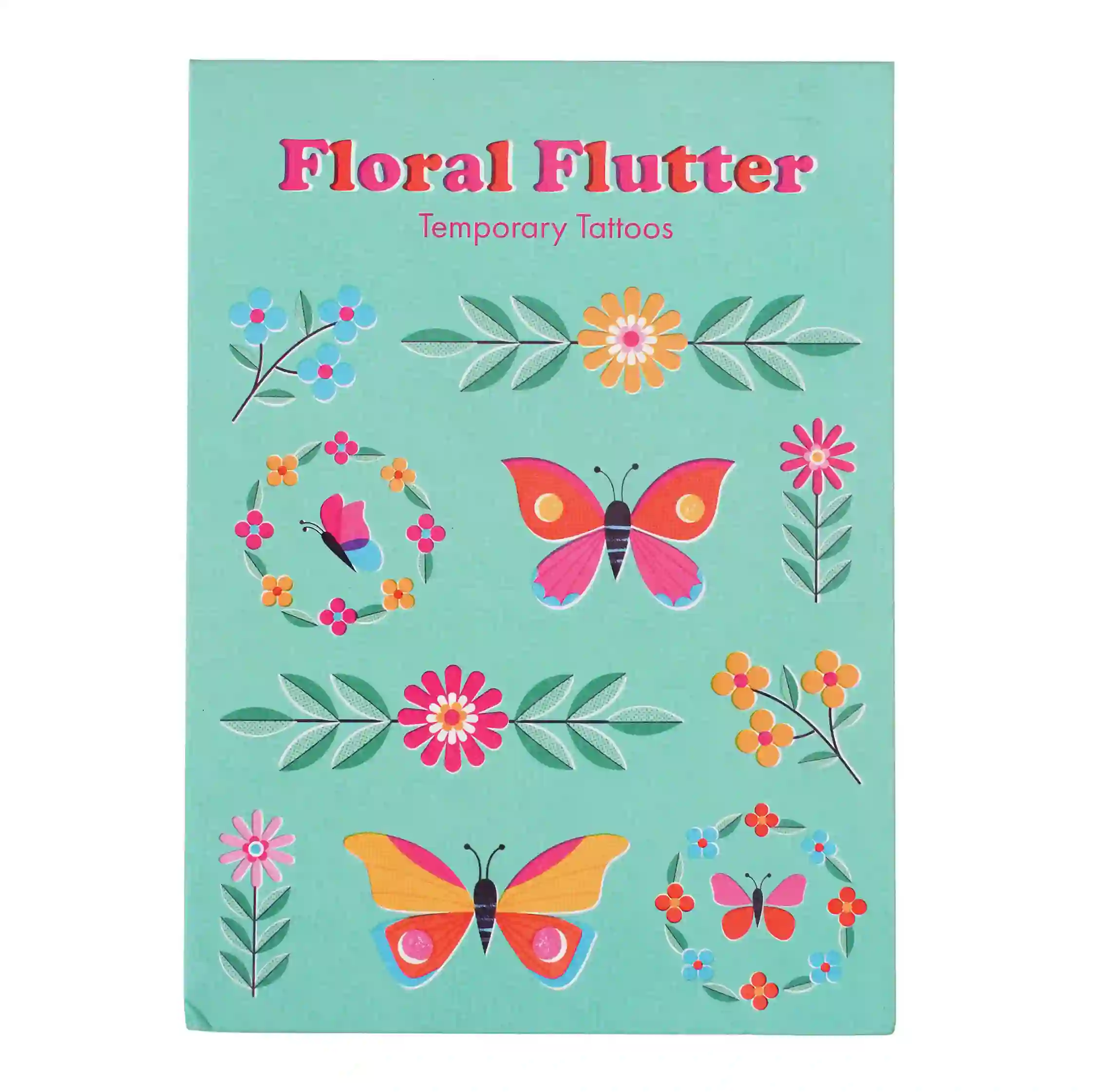 tatouages ​​temporaires - floral flutter