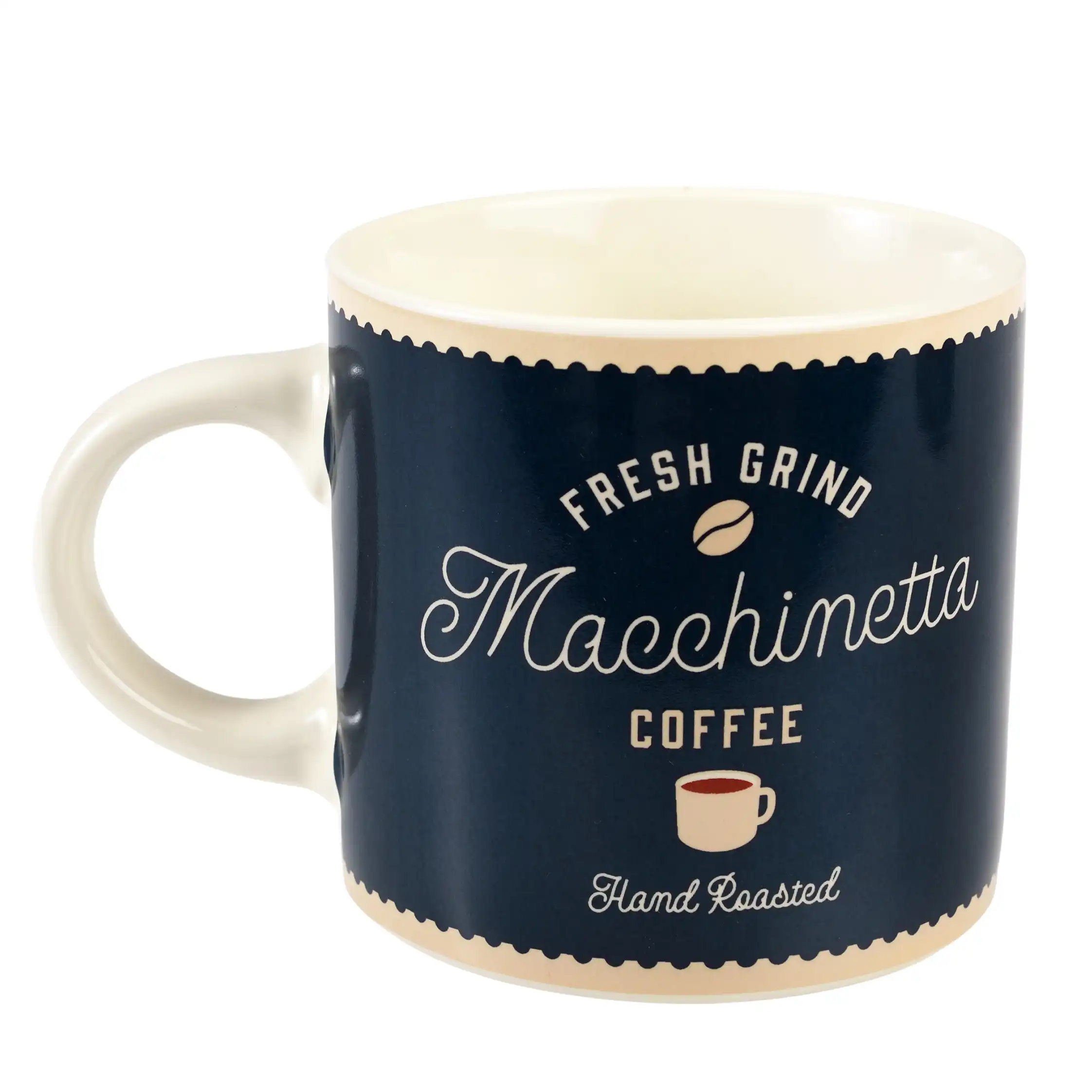 vintage-kaffeebecher macchinetta coffee