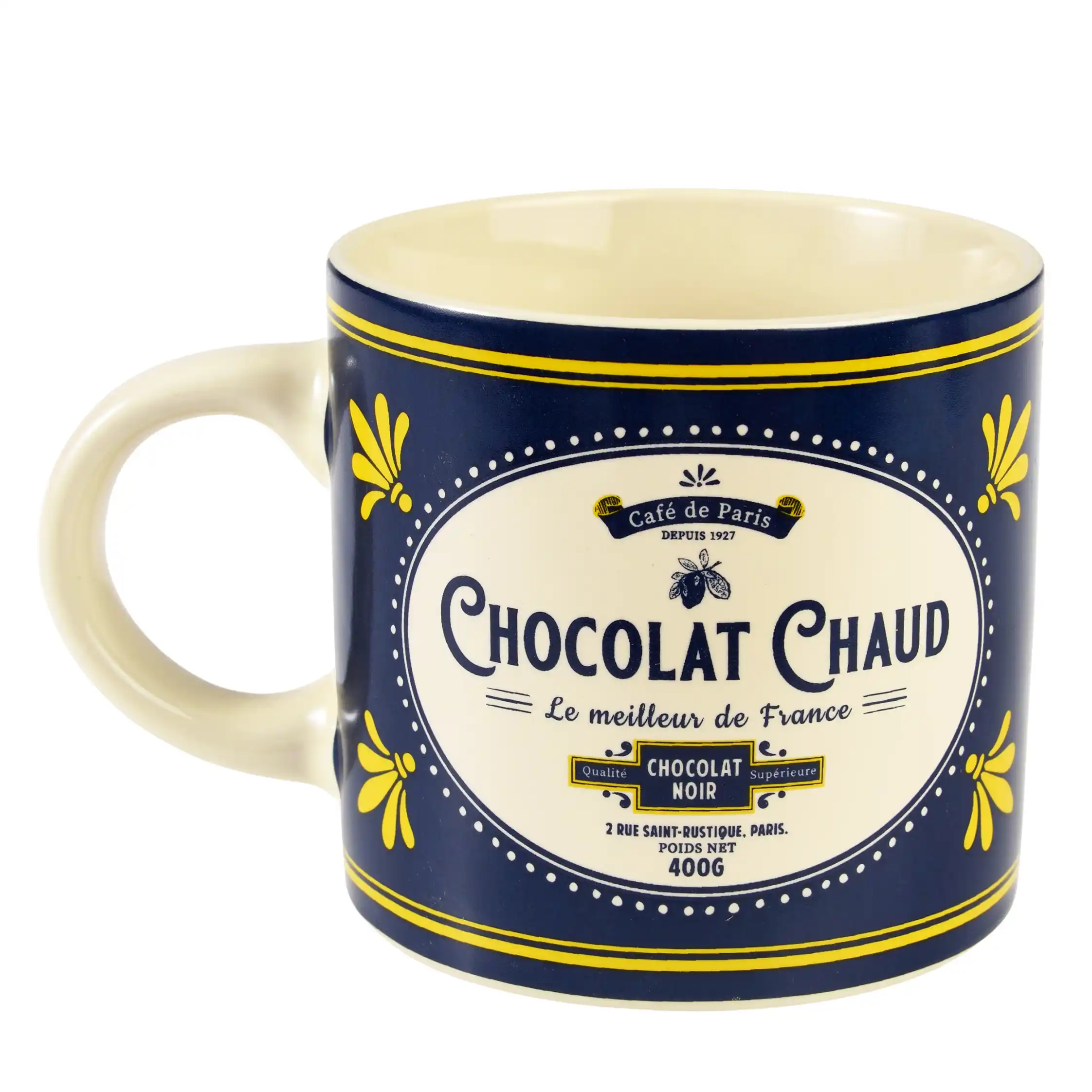 ceramic mug - café de paris "chocolat chaud"