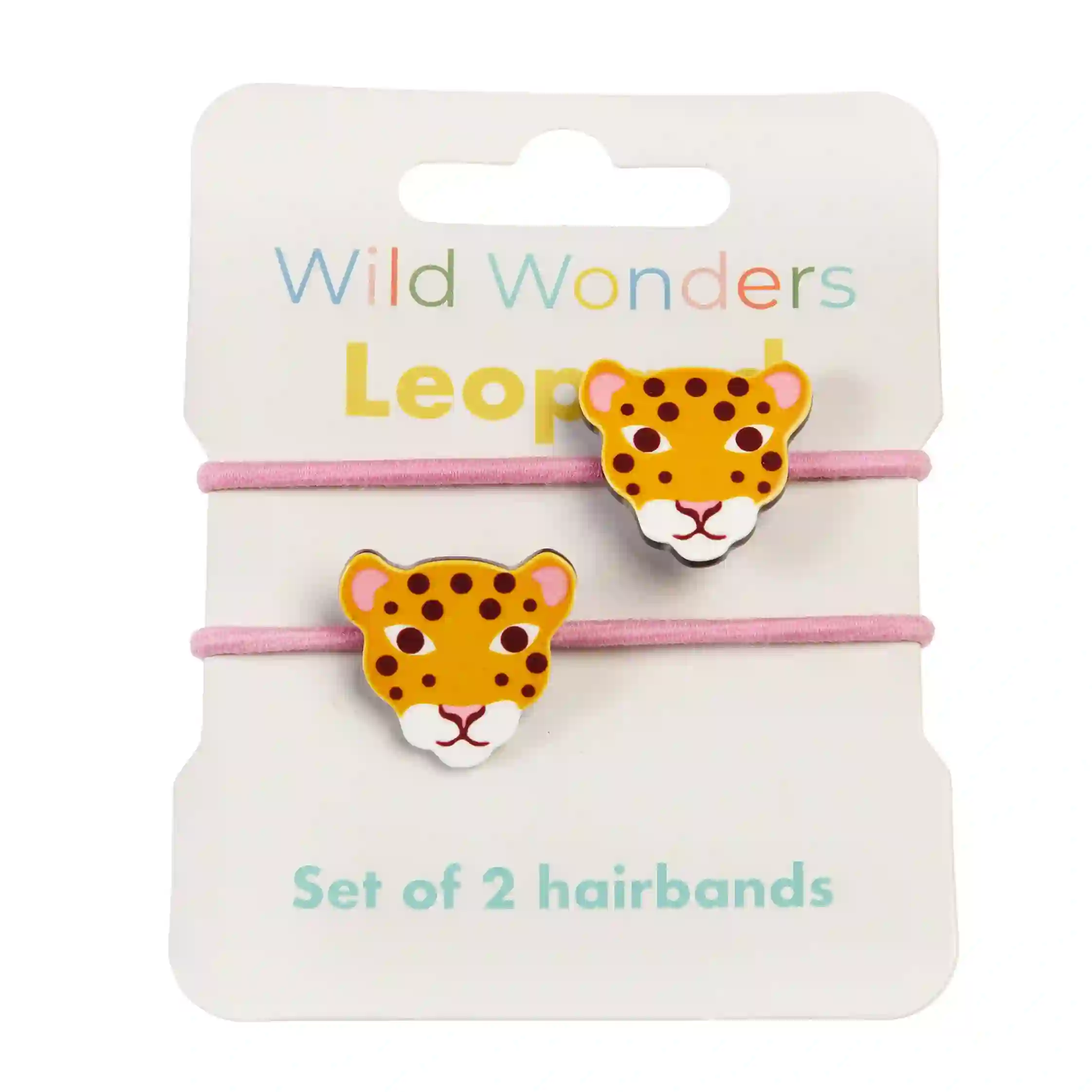leopard hair tie (set of 2) - wild wonders