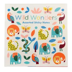 sticky note set - wild wonders
