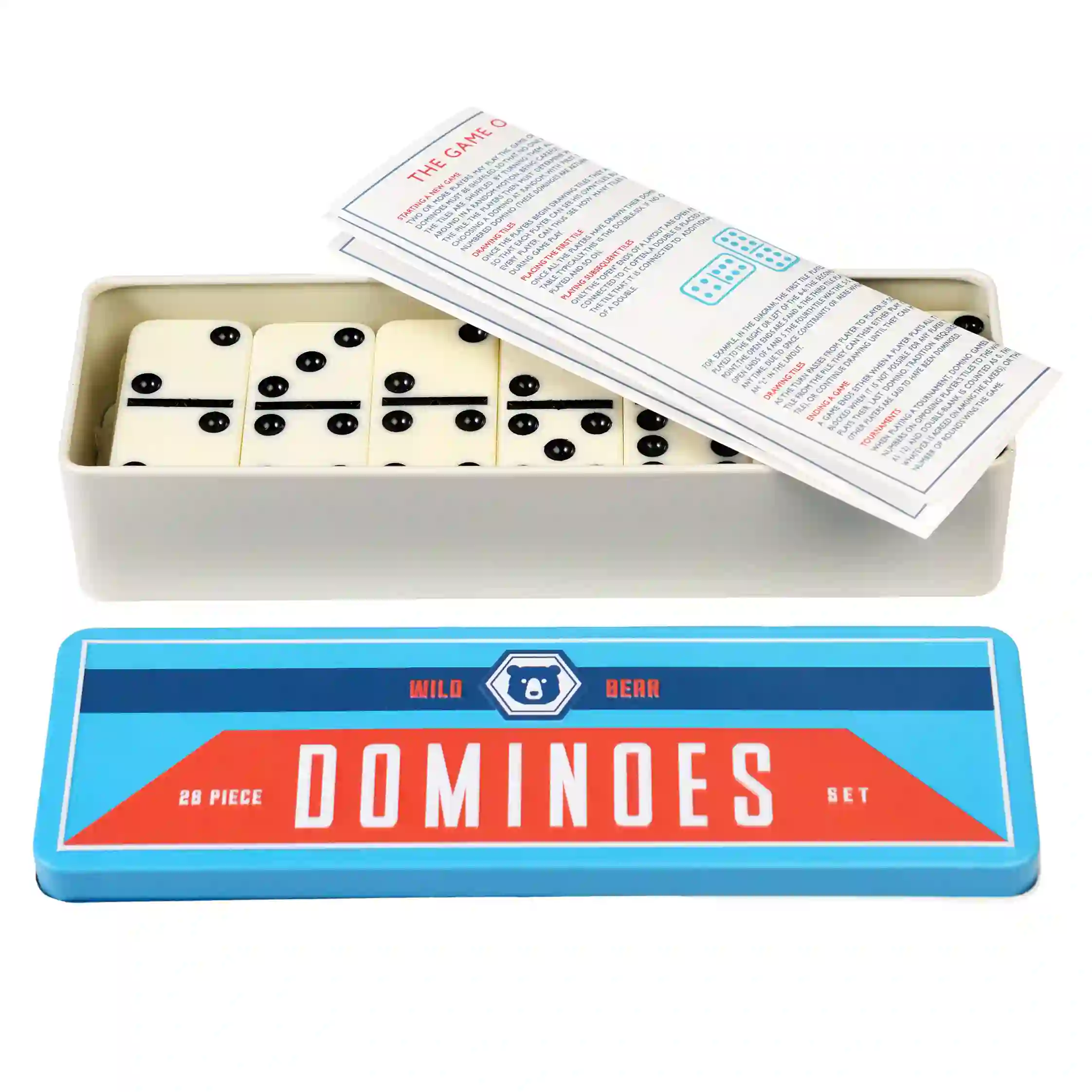 dominoes in a tin - wild bear
