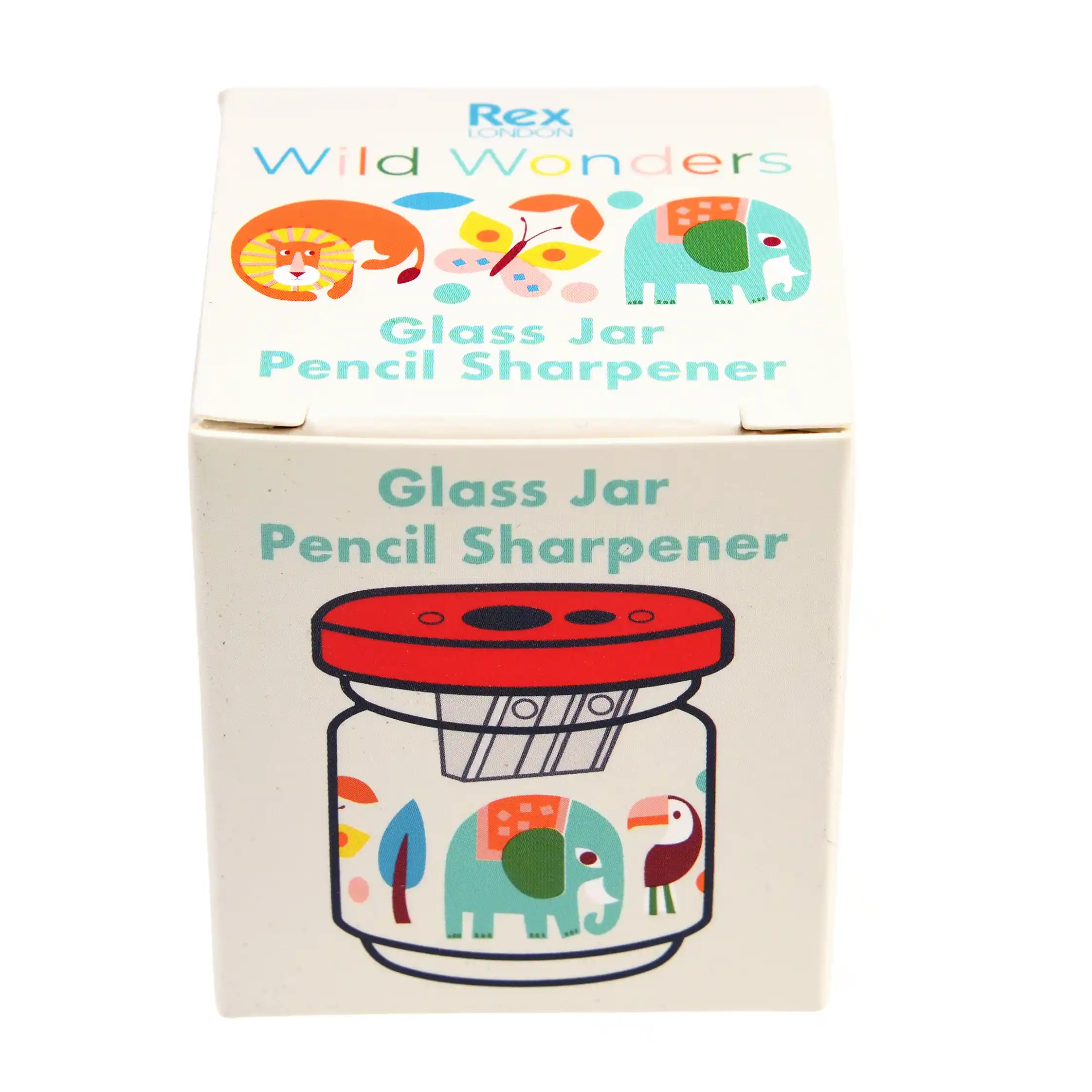 glass jar pencil sharpener - wild wonders