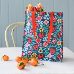 recycled shopping bag - ladybird