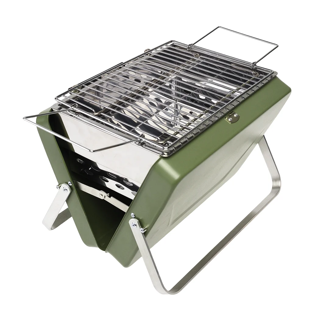 valise portable barbecue - vert foncé