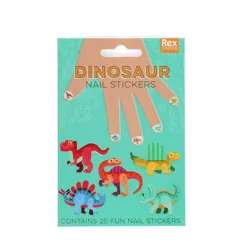 nagel-sticker für kinder - dinosaurier