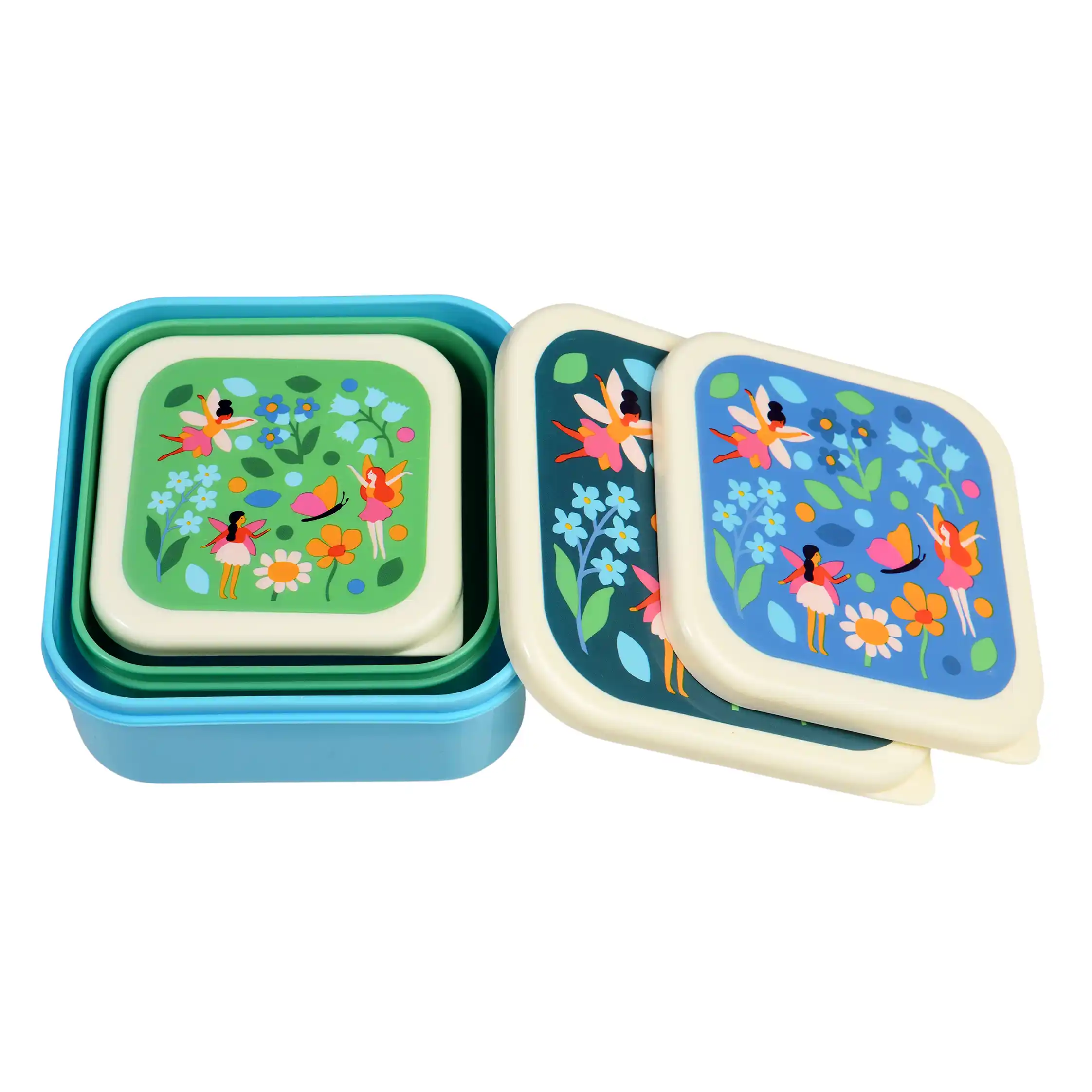 snack boxes (set of 3) - fairies in the garden