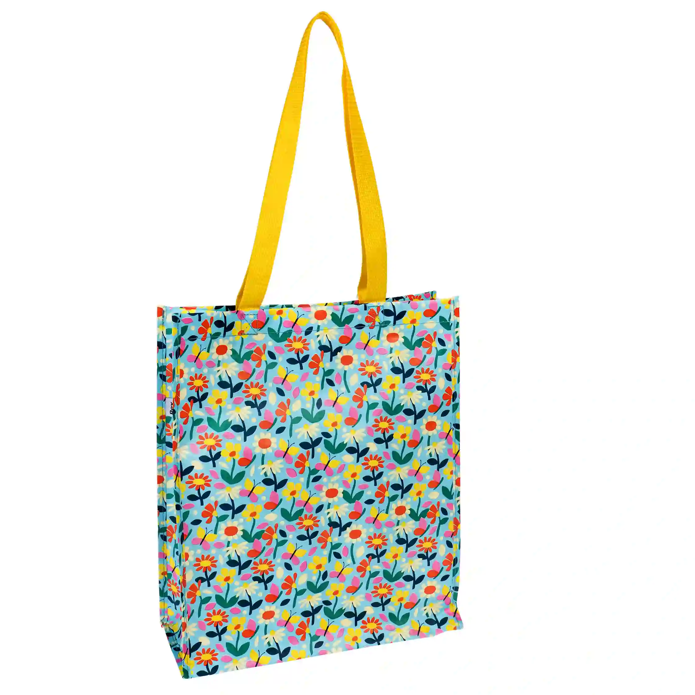 recycled shopping bag - butterfly garden