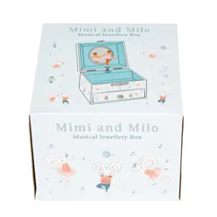 boîte à bijoux musicale - mimi et milo