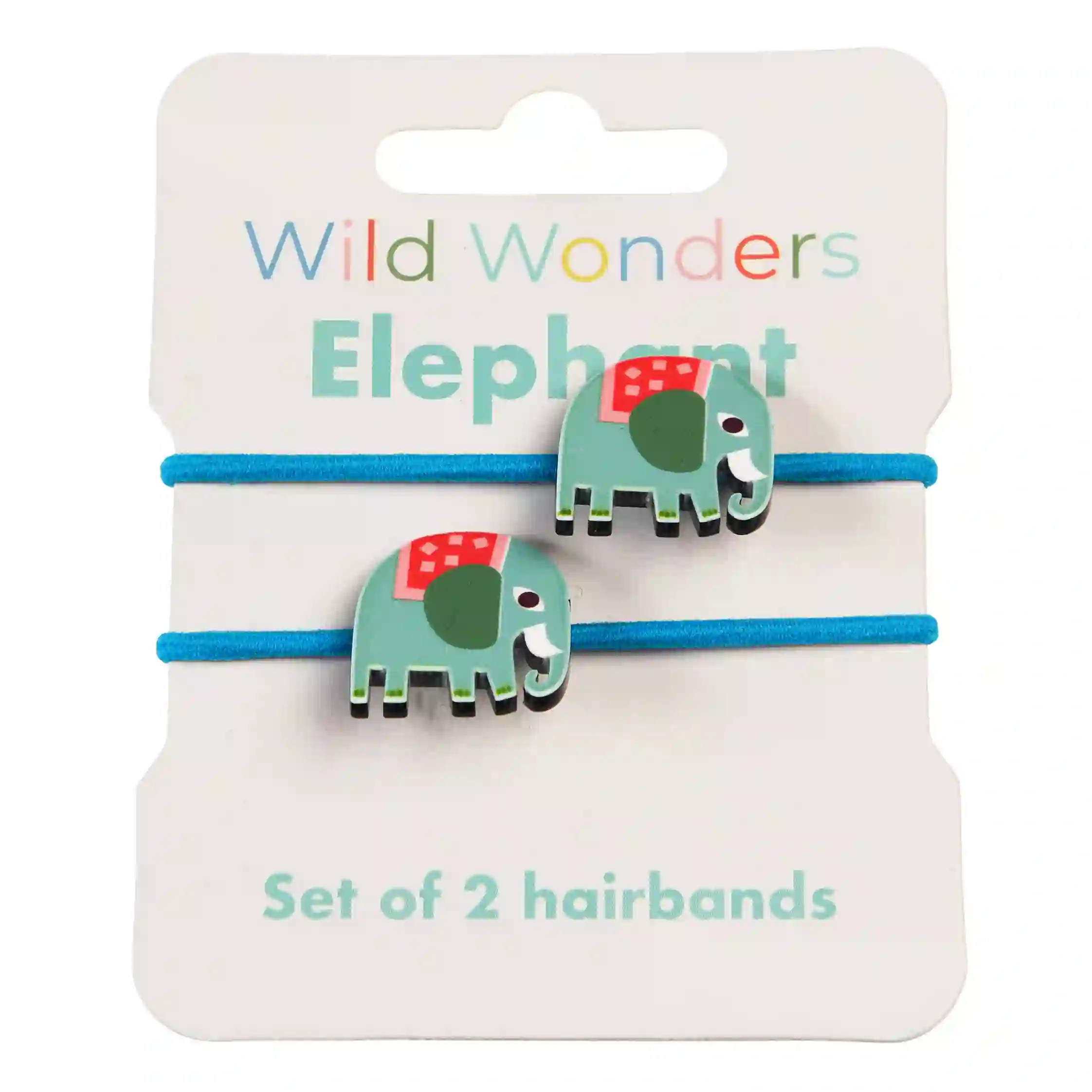 elephant hair tie (set of 2) - wild wonders