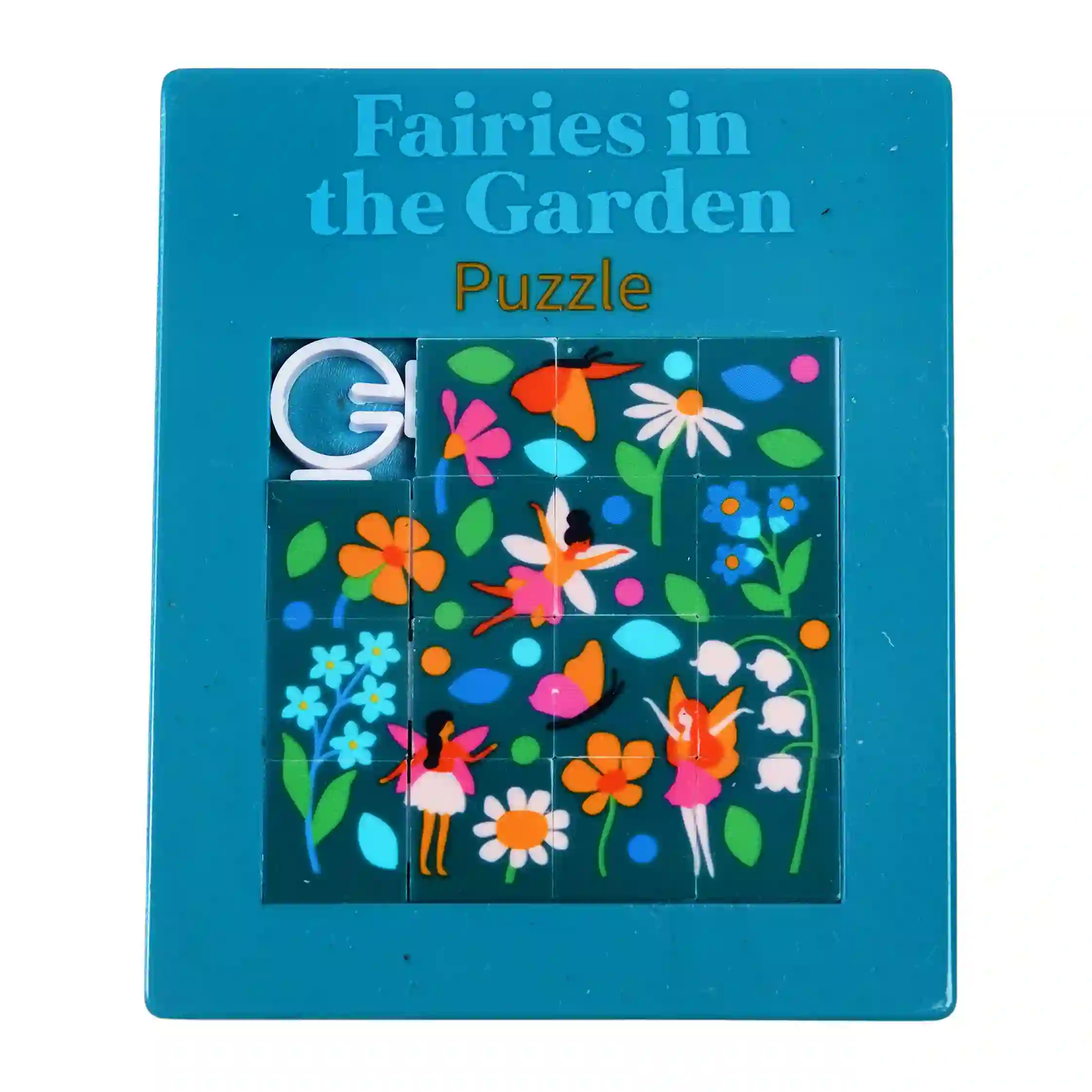 slide puzzle - fairies in the garden