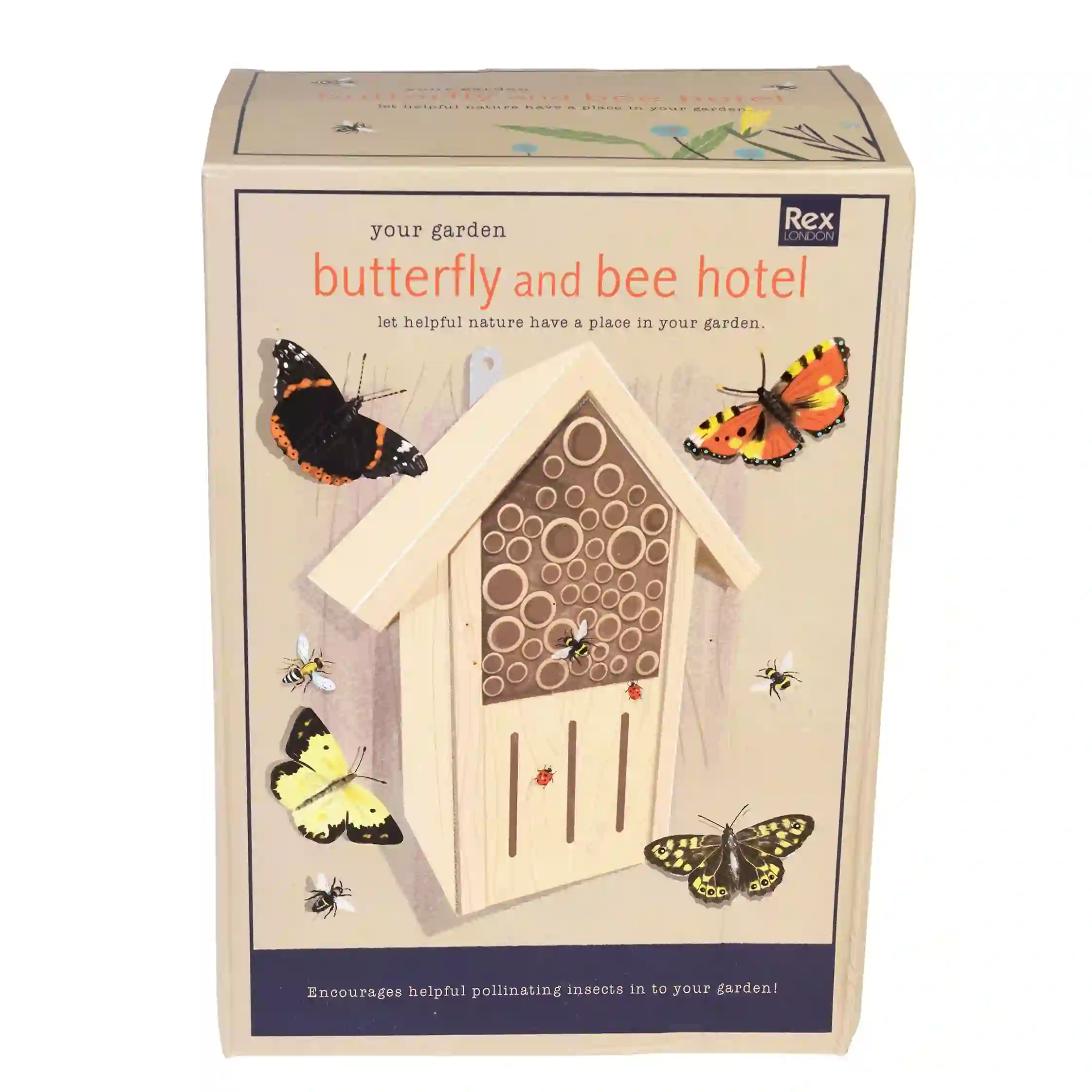 butterfly and bee hotel - your garden
