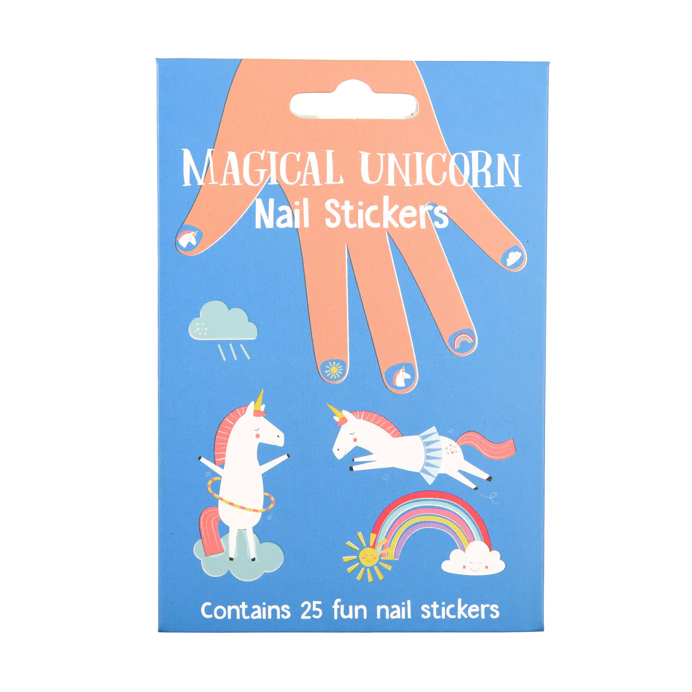 children's nail stickers - magical unicorn