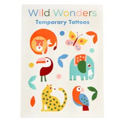 tatouages temporaires wild wonders (2 feuilles)