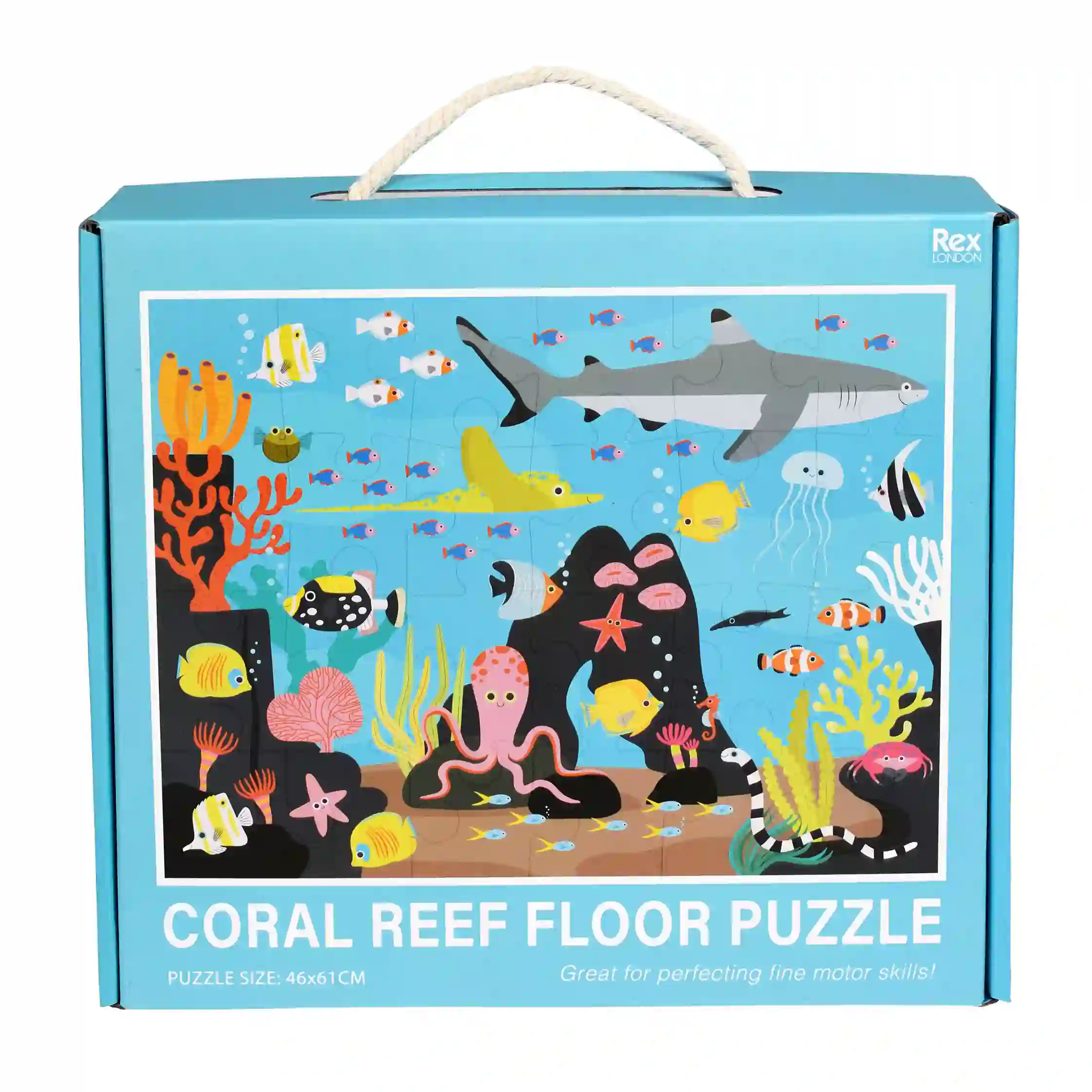 fußboden-puzzle korallenriff (24 teile)