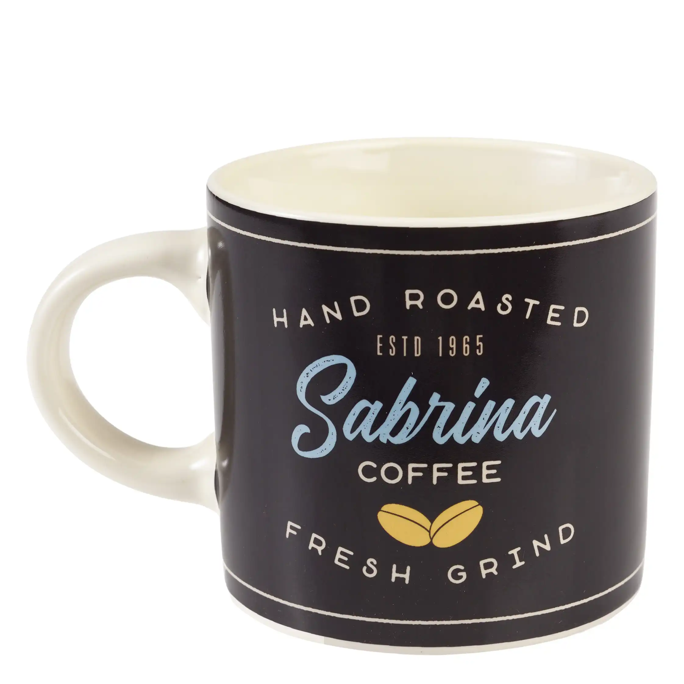 vintage coffee mug - sabrina