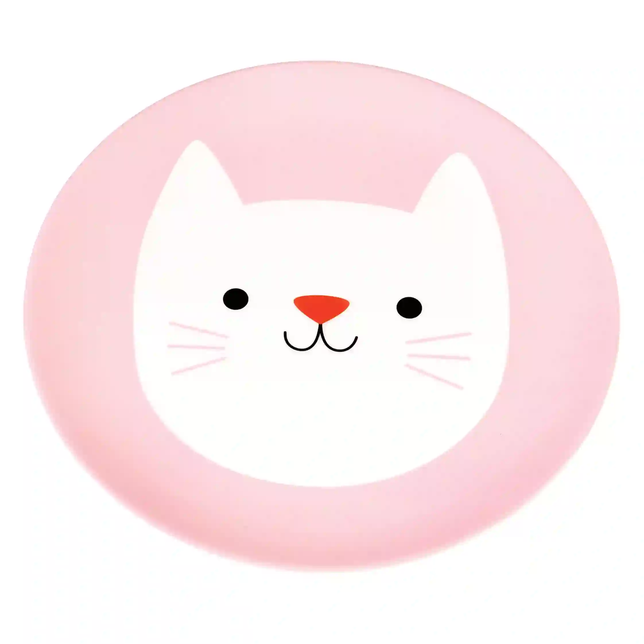 melamine plate - cookie the cat