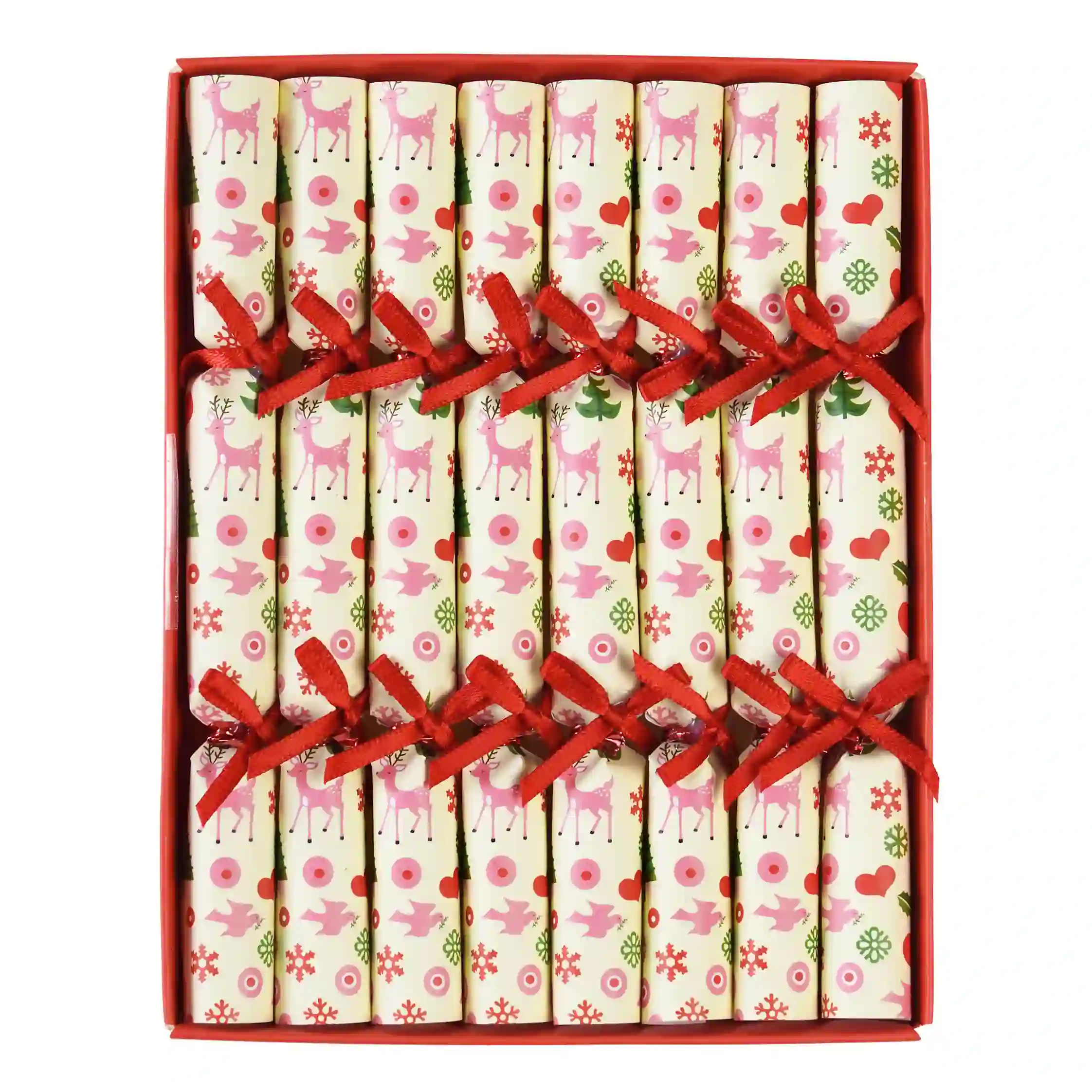 mini tree decorations (pack of 8) - 50s christmas