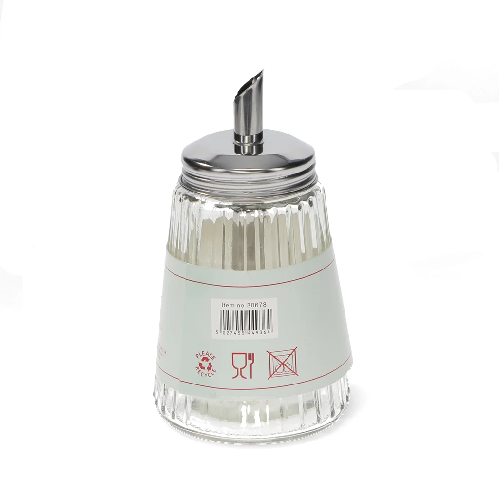 glass sugar shaker 250ml