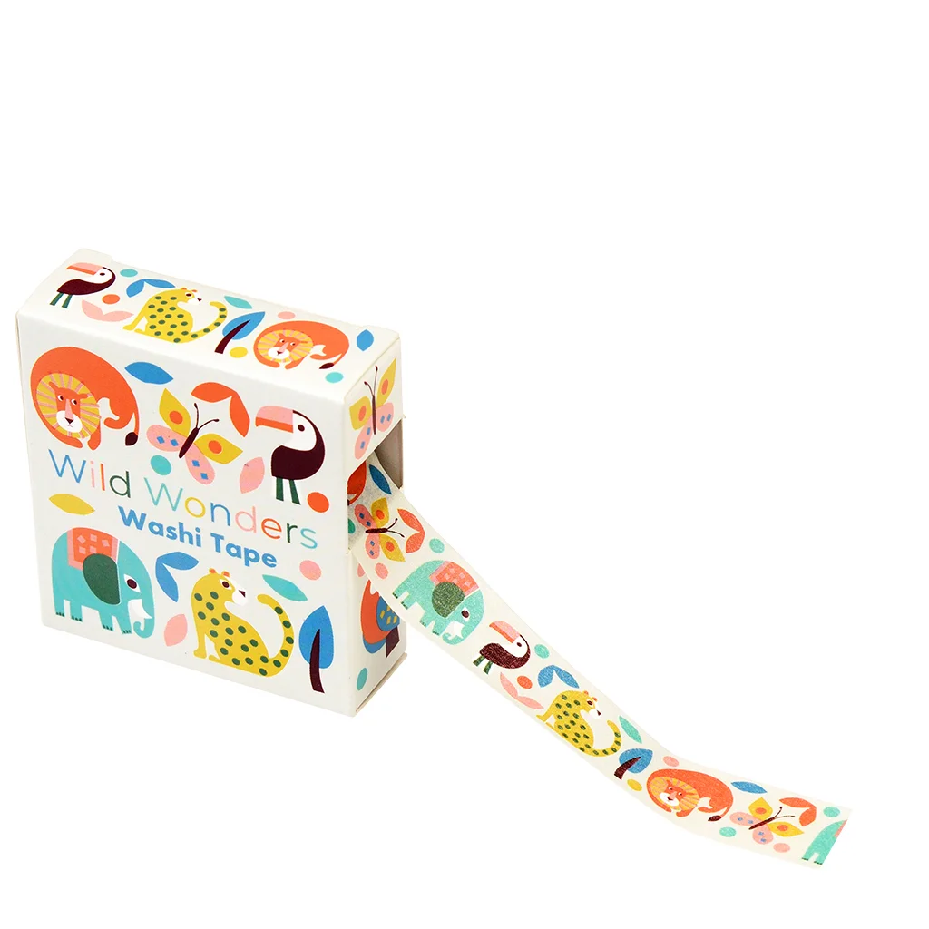 ruban washi wild wonders