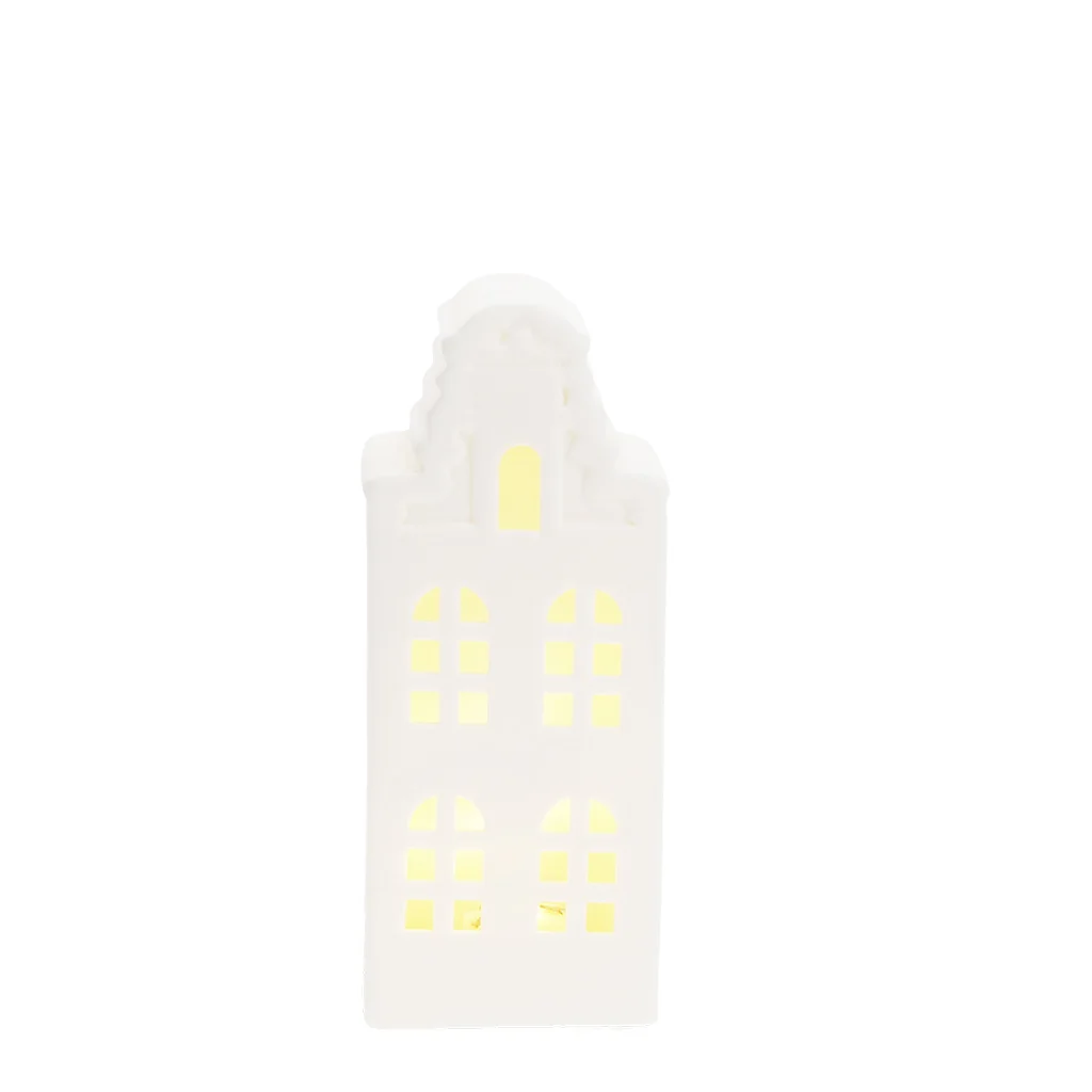 matt ceramic led light decoration - medium house