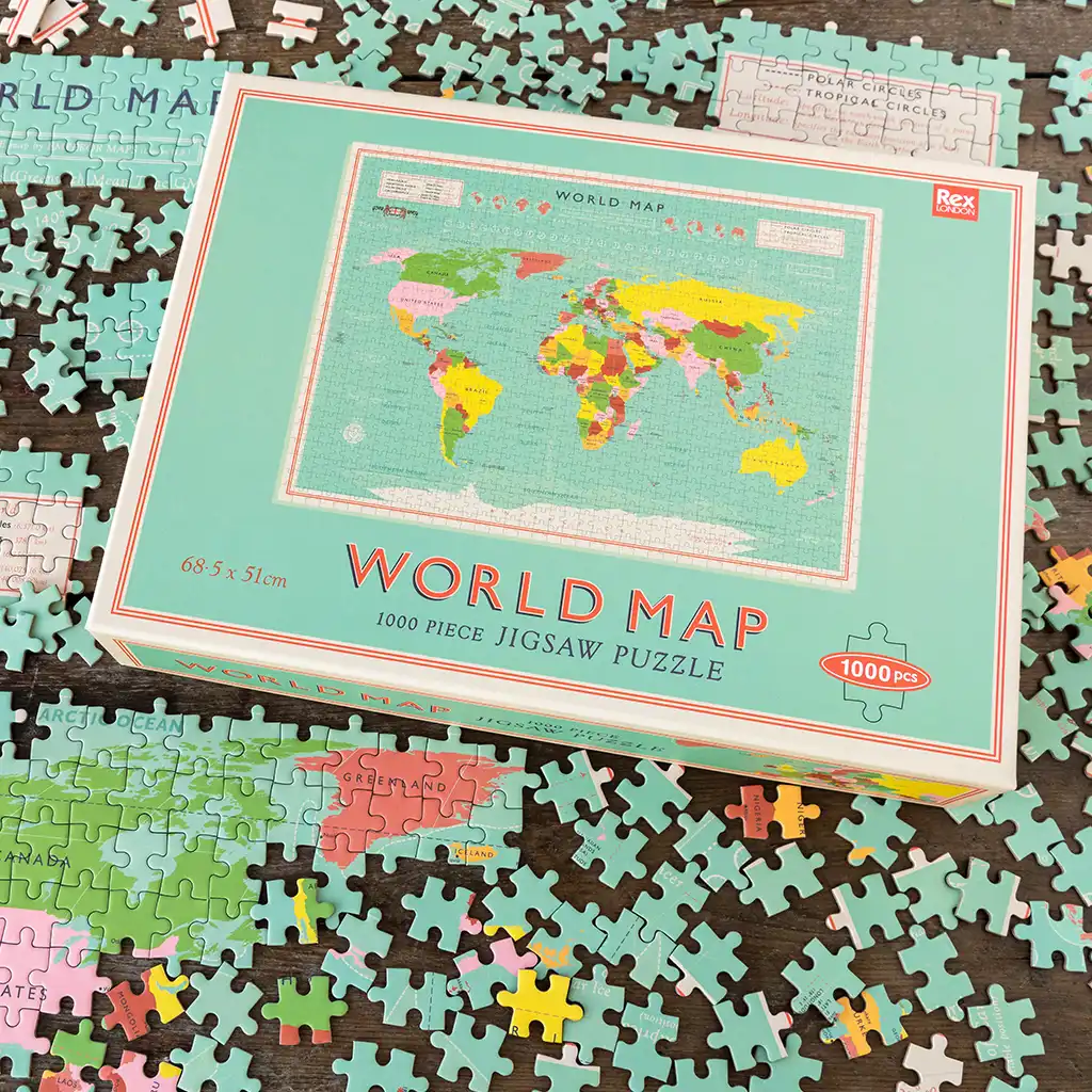 puzzle 1000 pièces world map