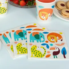 paper napkins (pack of 20) - wild wonders paper napkins (pack of 20) - wild wonders