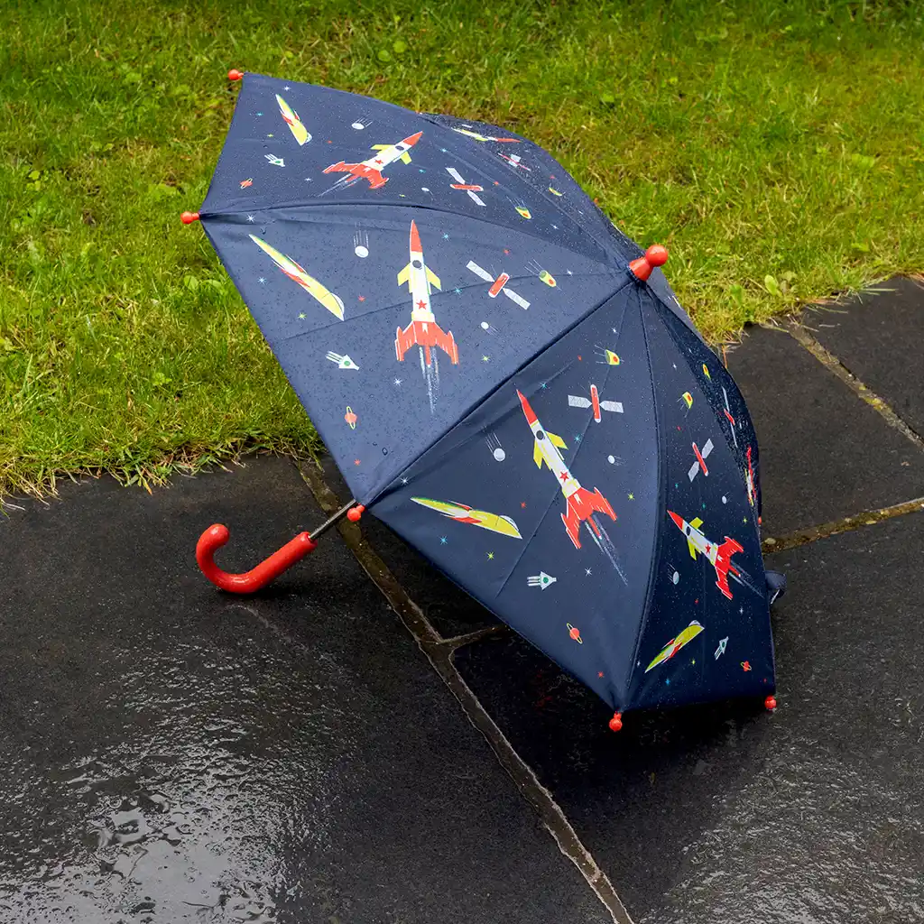 children's push-up umbrella - space age