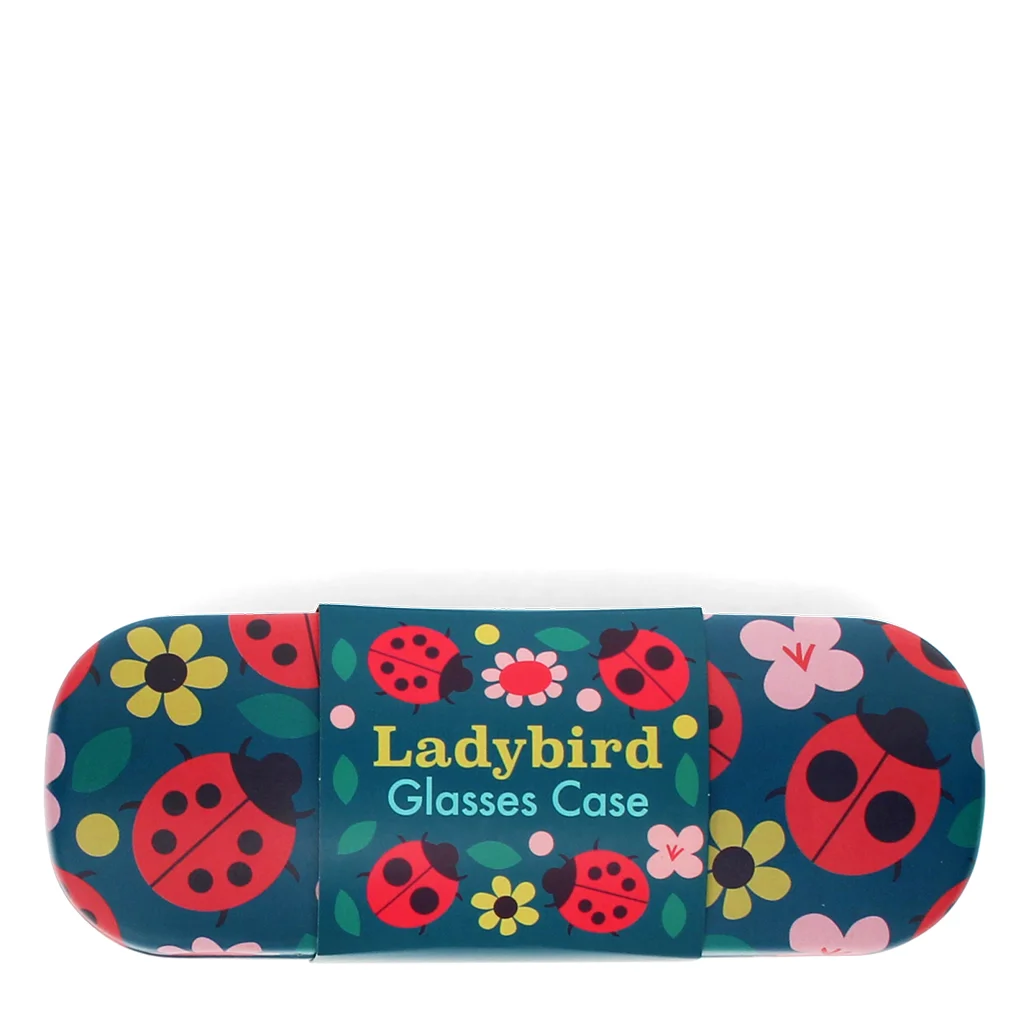 glasses case & cleaning cloth - ladybird