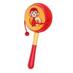 rattle drum - animal band rattle drum - animal band
