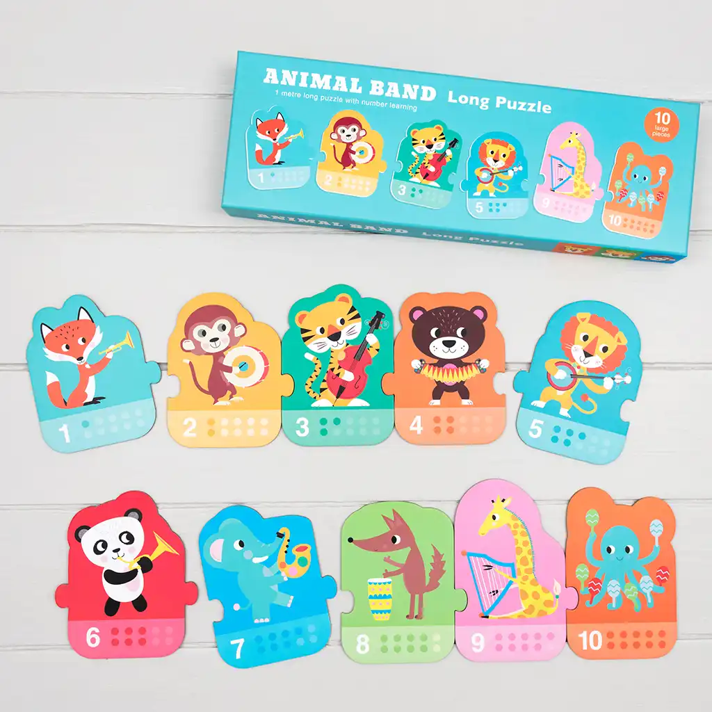 puzzle en longueur animal band