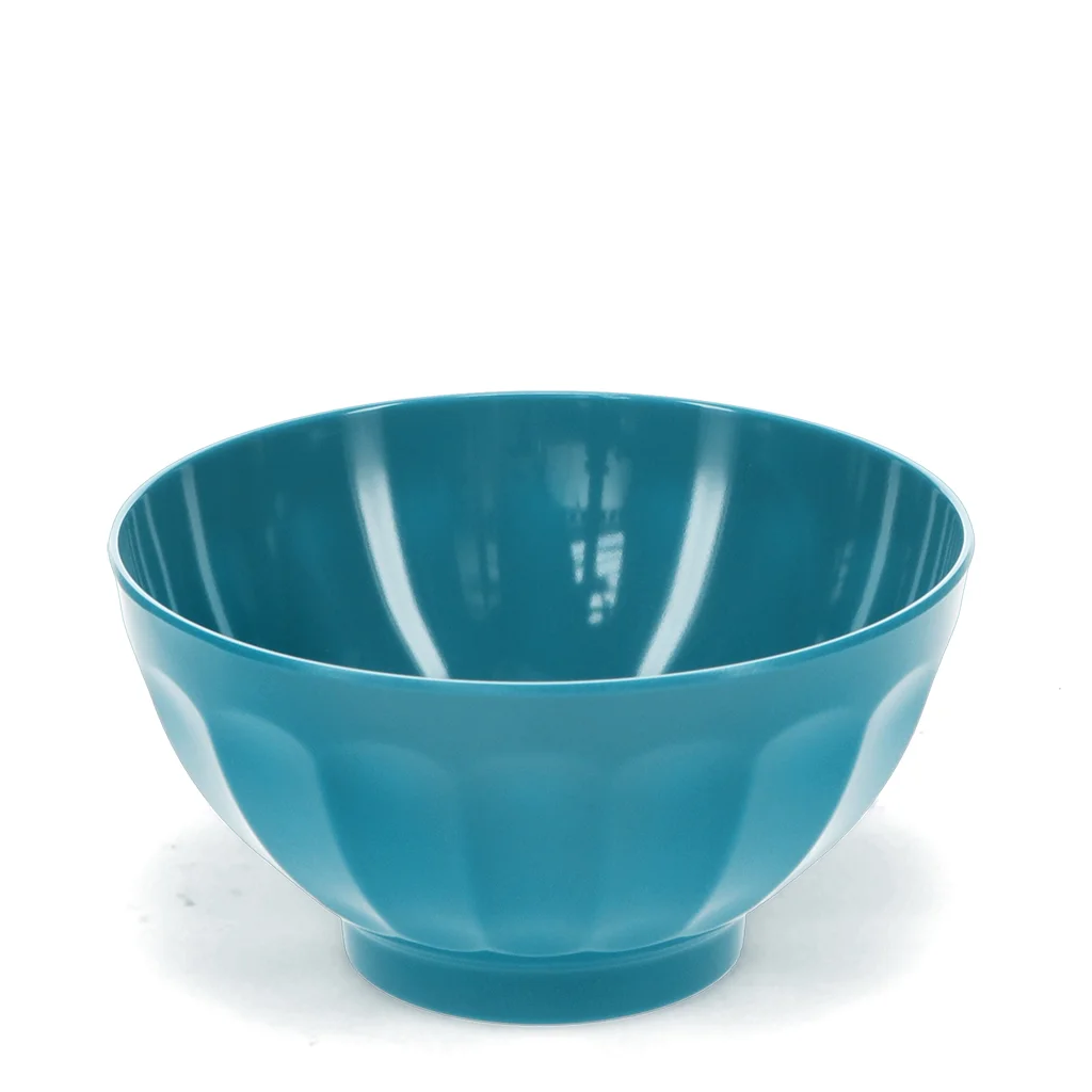 melamine bowl - petrol blue