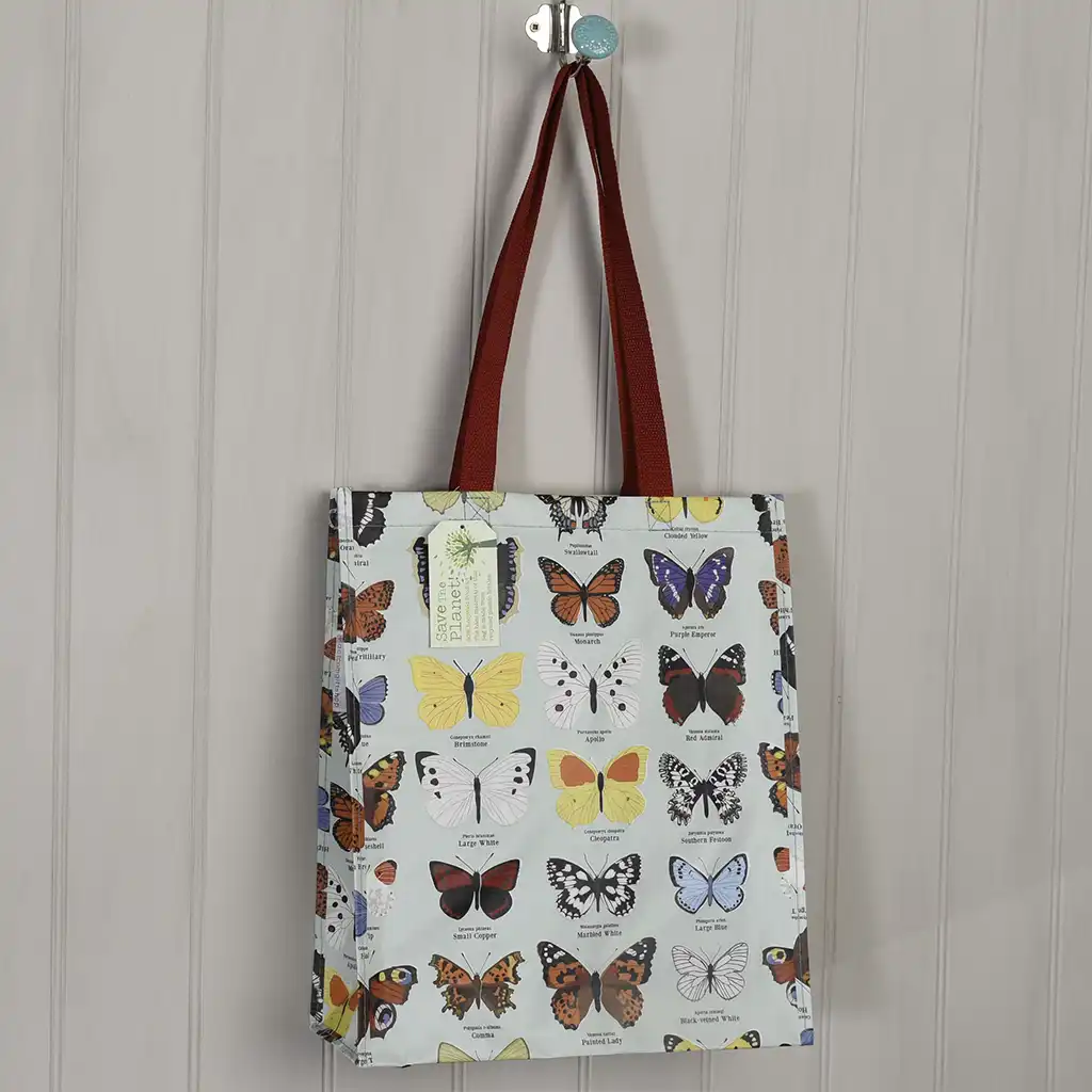 recycled shopping bag - butterfly