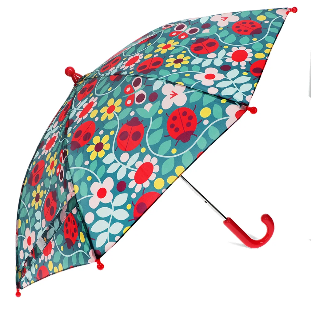 children's push-up umbrella - ladybird