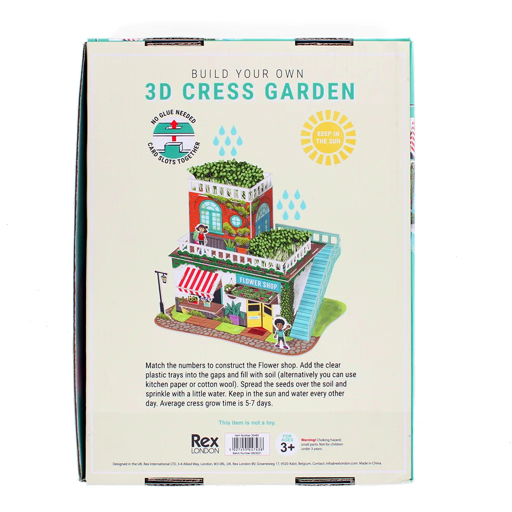 build your own cress garden - large flower shop