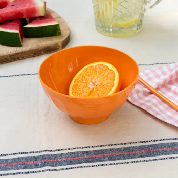 melamine bowl - orange melamine bowl - orange