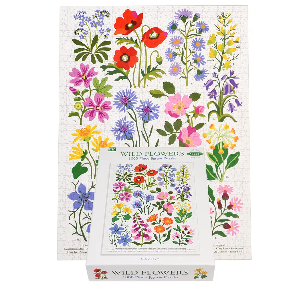 puzzle 1000 pièces wild flowers