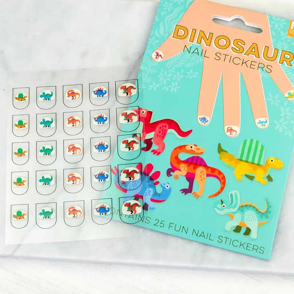 children's nail stickers - baby dinos