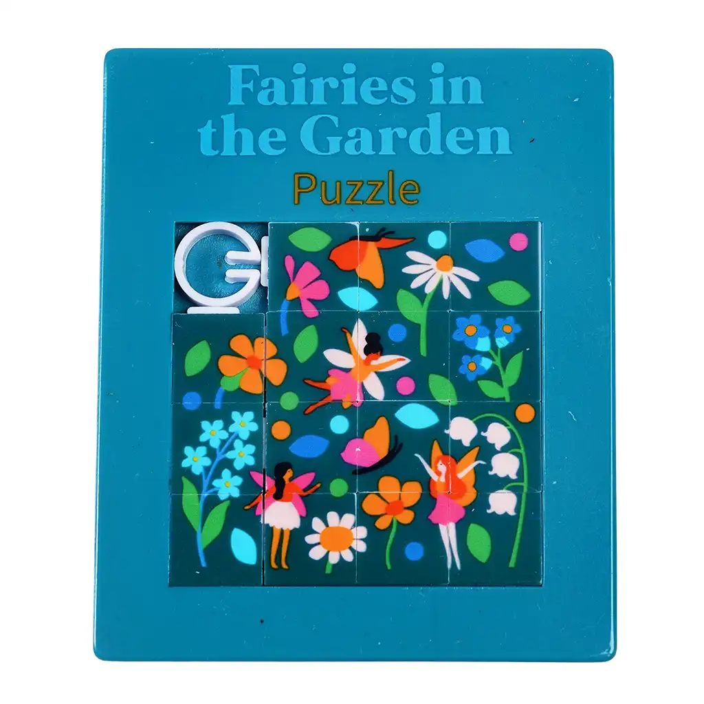 slide puzzle - fairies in the garden